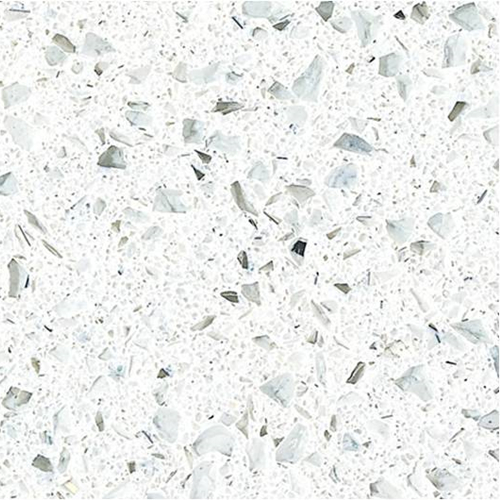 Prefabricated Crystal White Quartz Countertop Vanity Top Direct